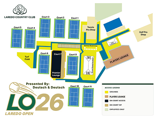 Laredo Open Venue Map